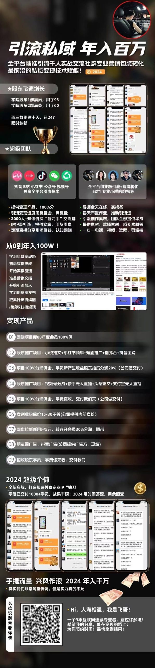 图片[24]-一个人怎么做知识付费创业类ip？如何入局知识付费赛道-飞哥网创